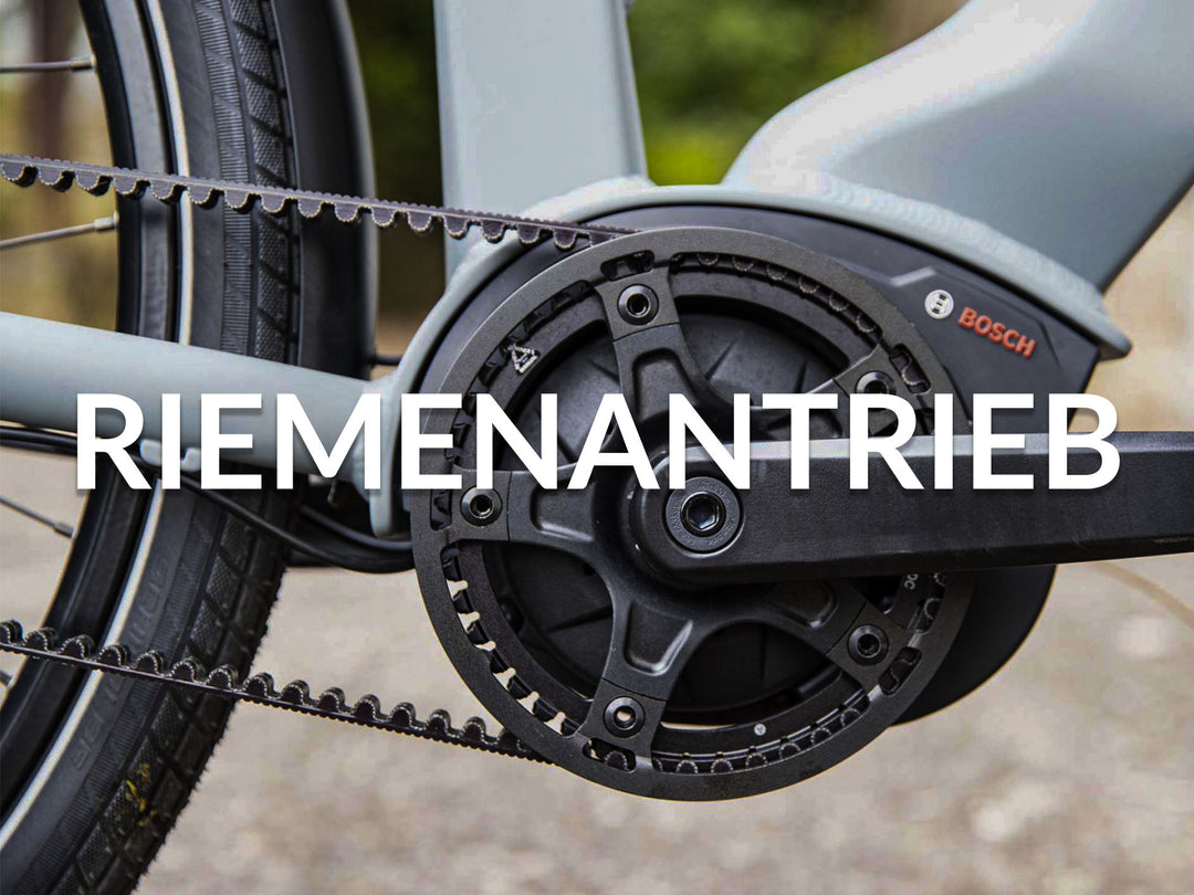 e-bike riemenantrieb mit bosch motor