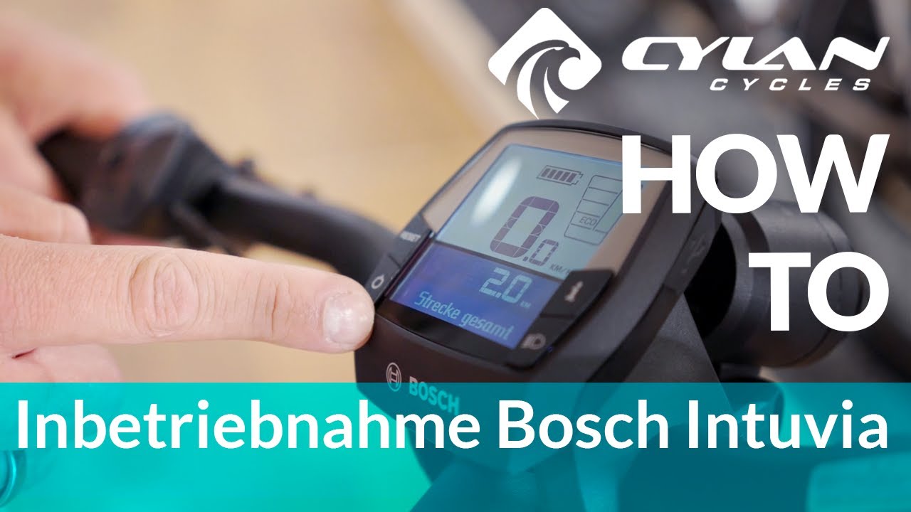 Erste Inbetriebnahme Bosch Intuvia Display – CYLAN